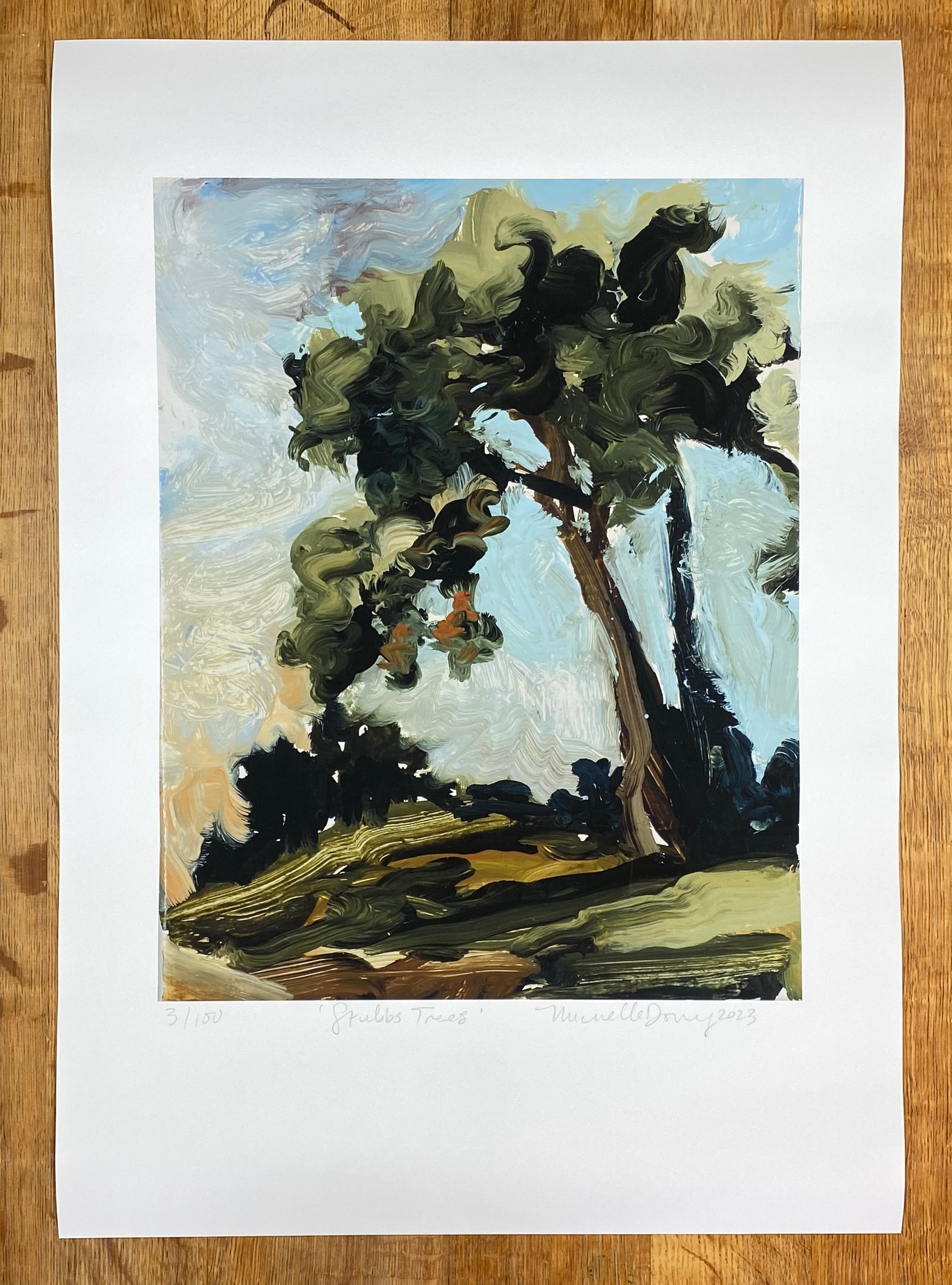 Stubbs Tree, Signed Limited Edition Giclée Print